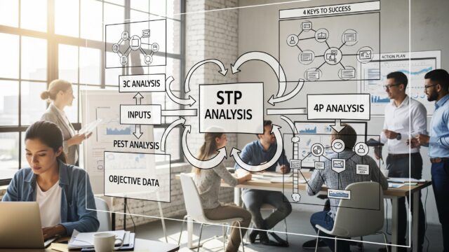 BtoBのSTP分析の基本的なやり方と3つのステップと成功に導く4つのポイント