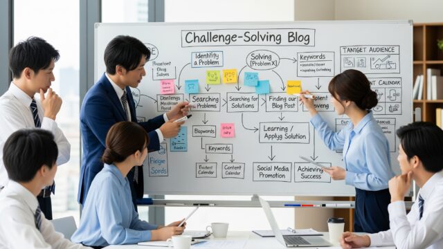 BtoBで成果を出す「課題解決型ブログ」の始め方｜リード獲得を増加させる戦略ガイド